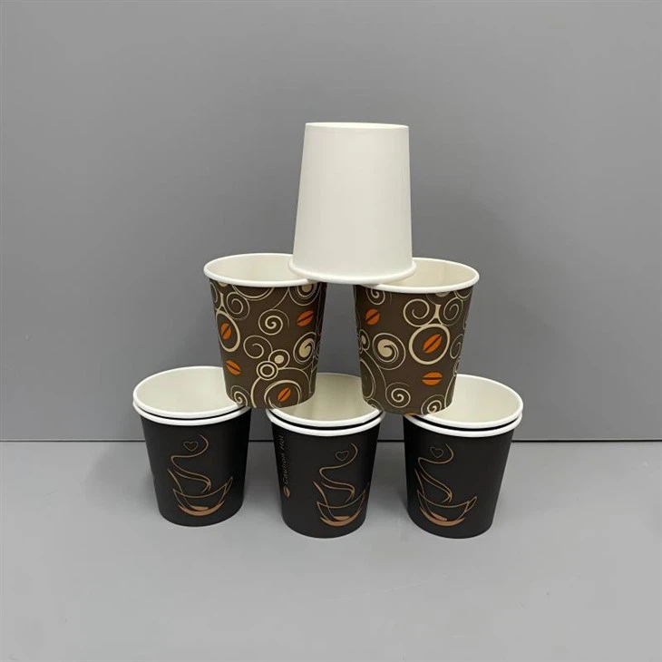 6Oz Single Wall Eco-friendly Paper Cup Ø68