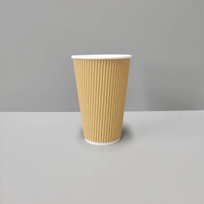 16 ऑउंस इंसुलेटेड डबल वॉल पेपर कप Ø90